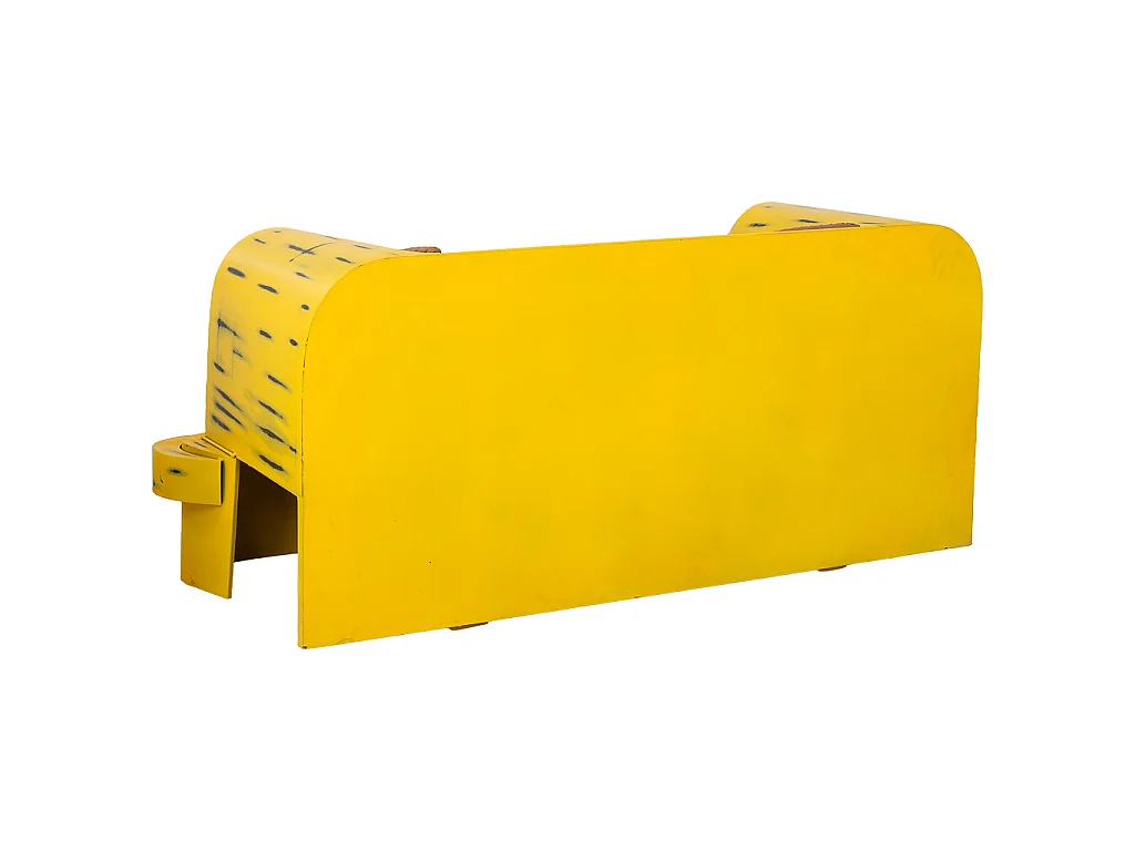 Canapé de voiture jaune 154x76x70