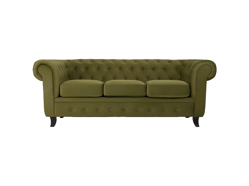 Divano verde 199x82x76h cm