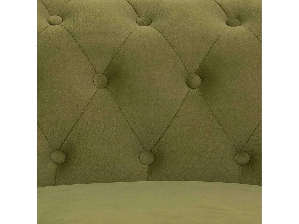 Divano verde 199x82x76h cm