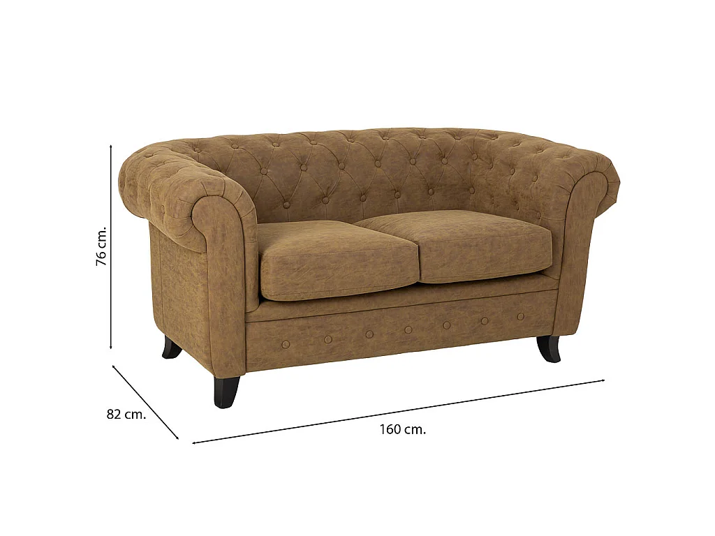 Divano beige 160x82x76h cm