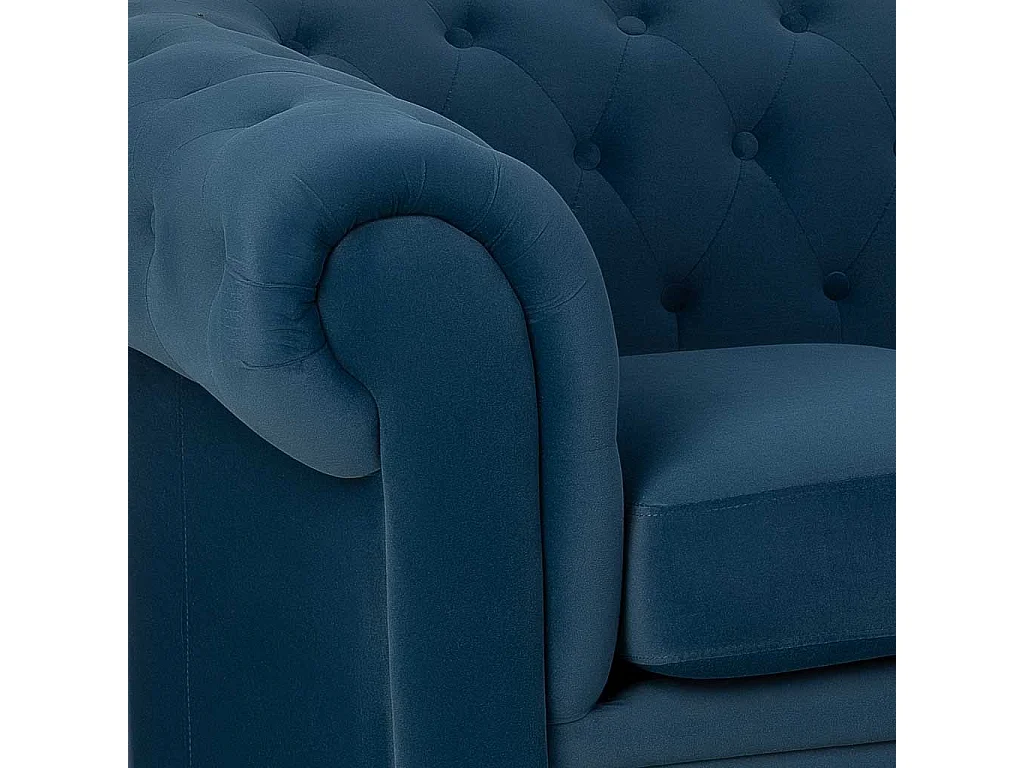 Divano blu navy 199x82x76h cm