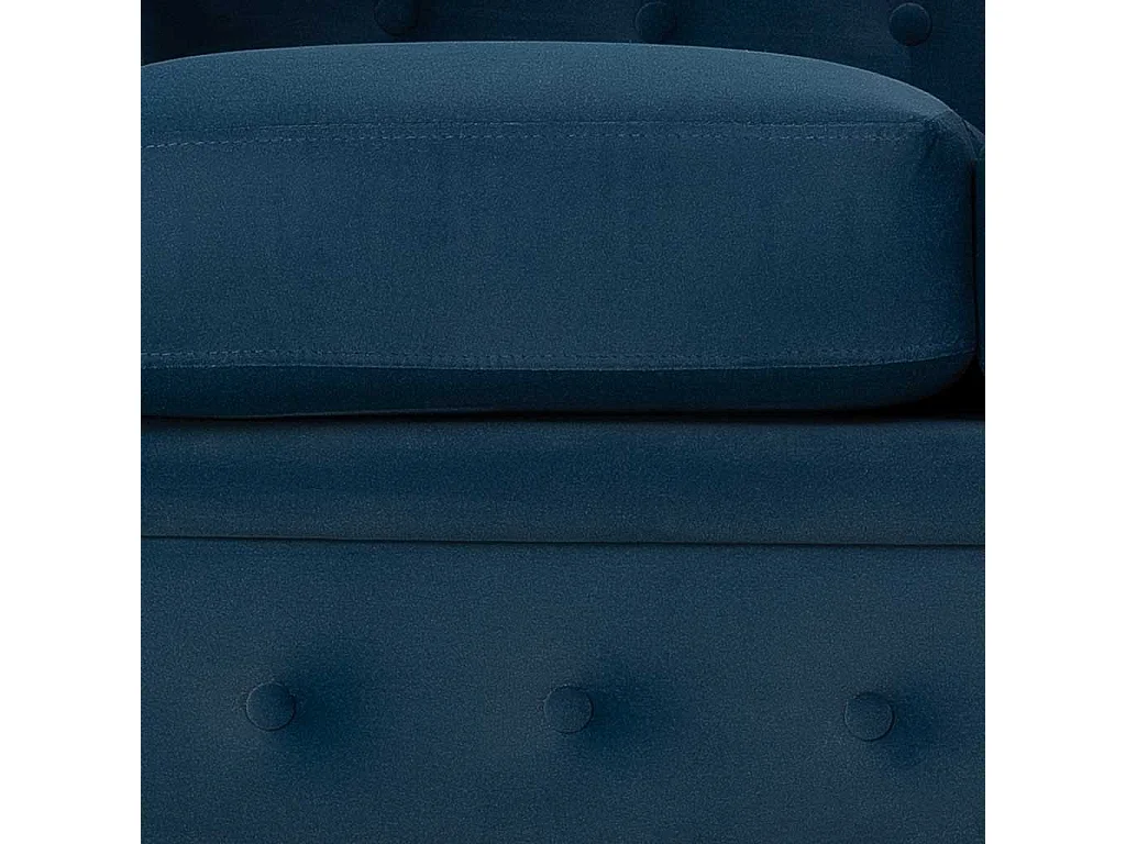 Divano blu navy 199x82x76h cm