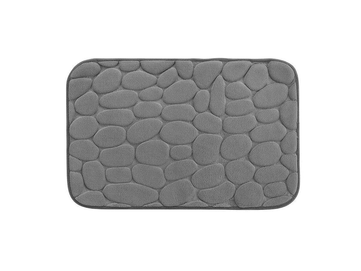 Tapis de Bain "Ricochet" 50x80cm Anthracite
