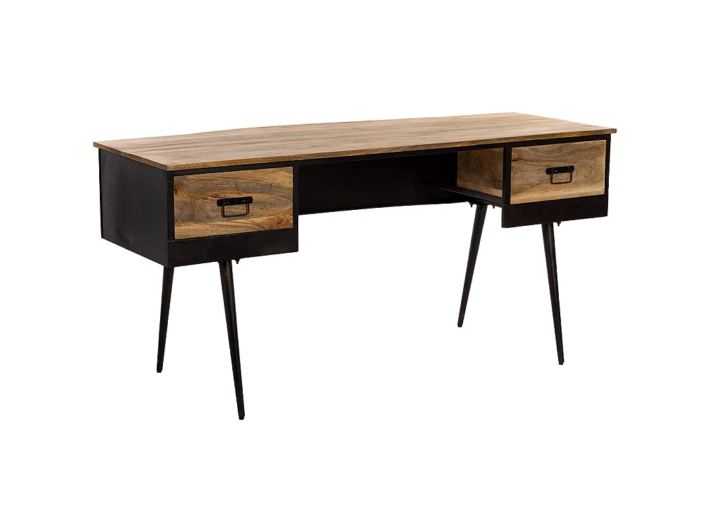 Autoschreibtisch mit 2 Schubladen 160x60x78 cm