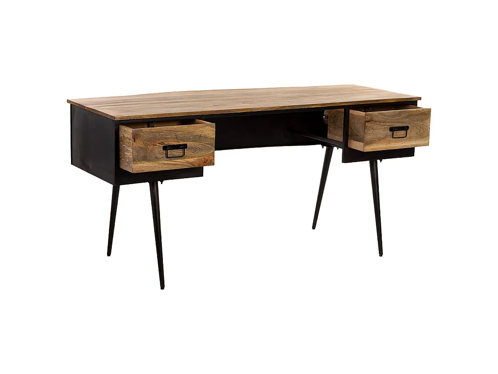 Autoschreibtisch mit 2 Schubladen 160x60x78 cm
