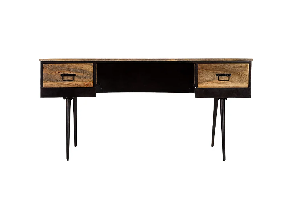 Autoschreibtisch mit 2 Schubladen 160x60x78 cm
