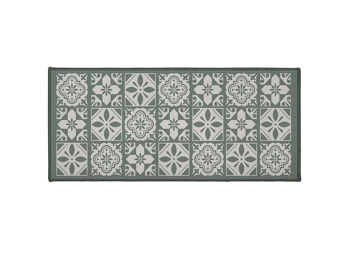 Tapis de Cuisine "Constantine" 50x120cm Sauge