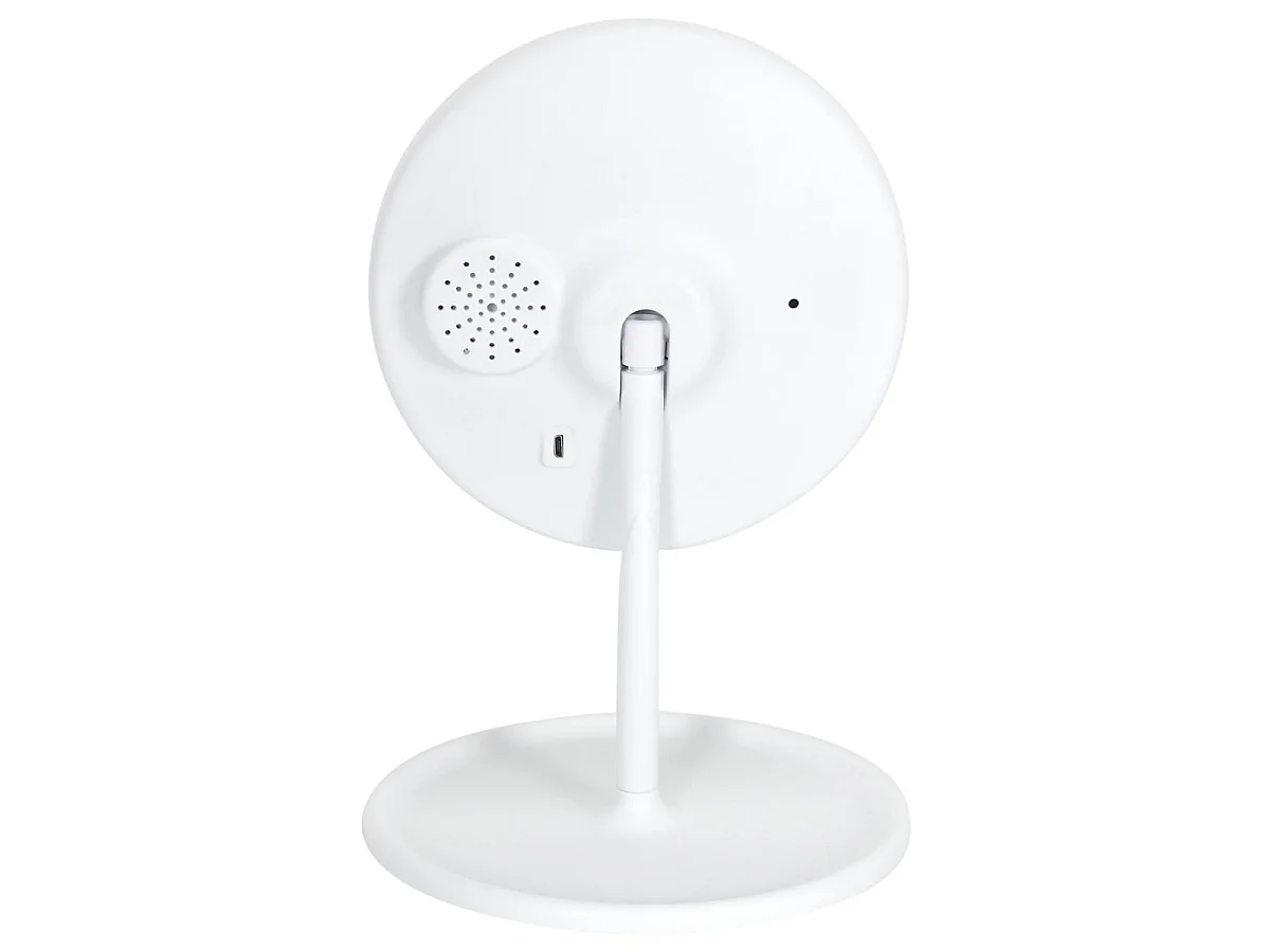 Miroir Lumineux Led Sans Fil "Enceinte" 26cm Blanc