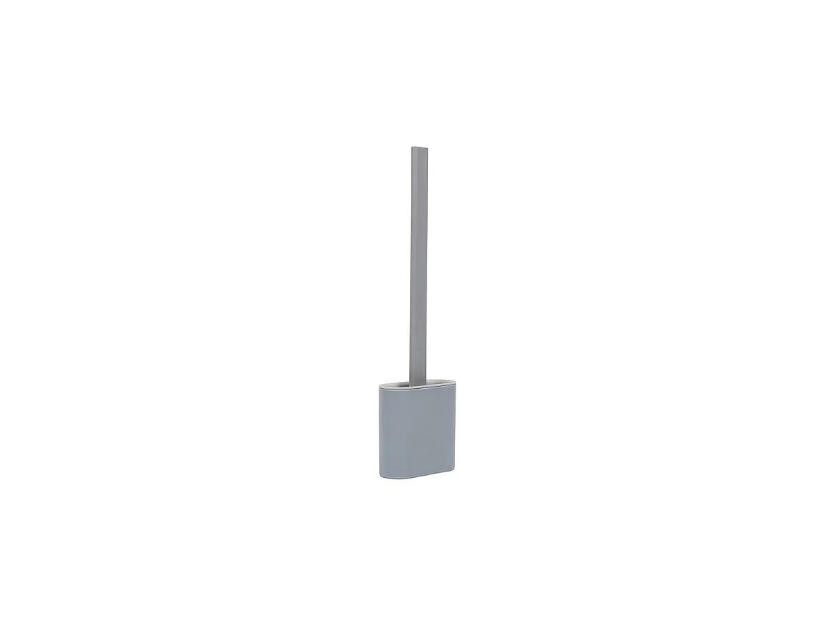 Brosse WC Adhésive "Silicone" 36cm Gris