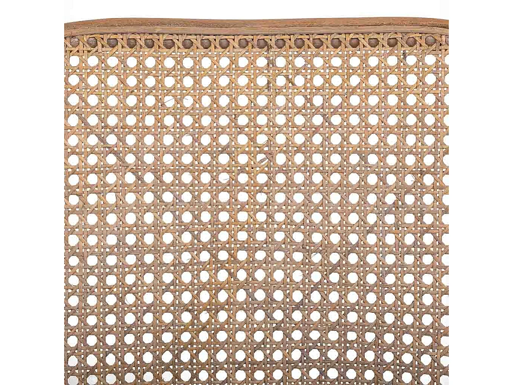 Chaise en bois et cannage marron 44x40x48/83h