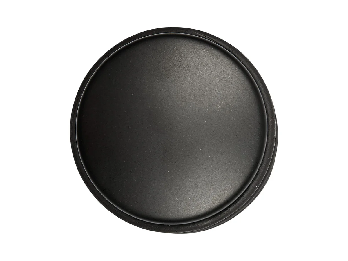 Bloque Porte en Métal "Uni" 7cm Noir