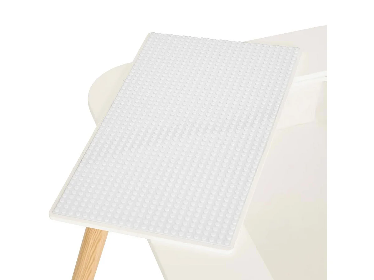 Table de Jeu Enfant "Buldy" 68cm Blanc