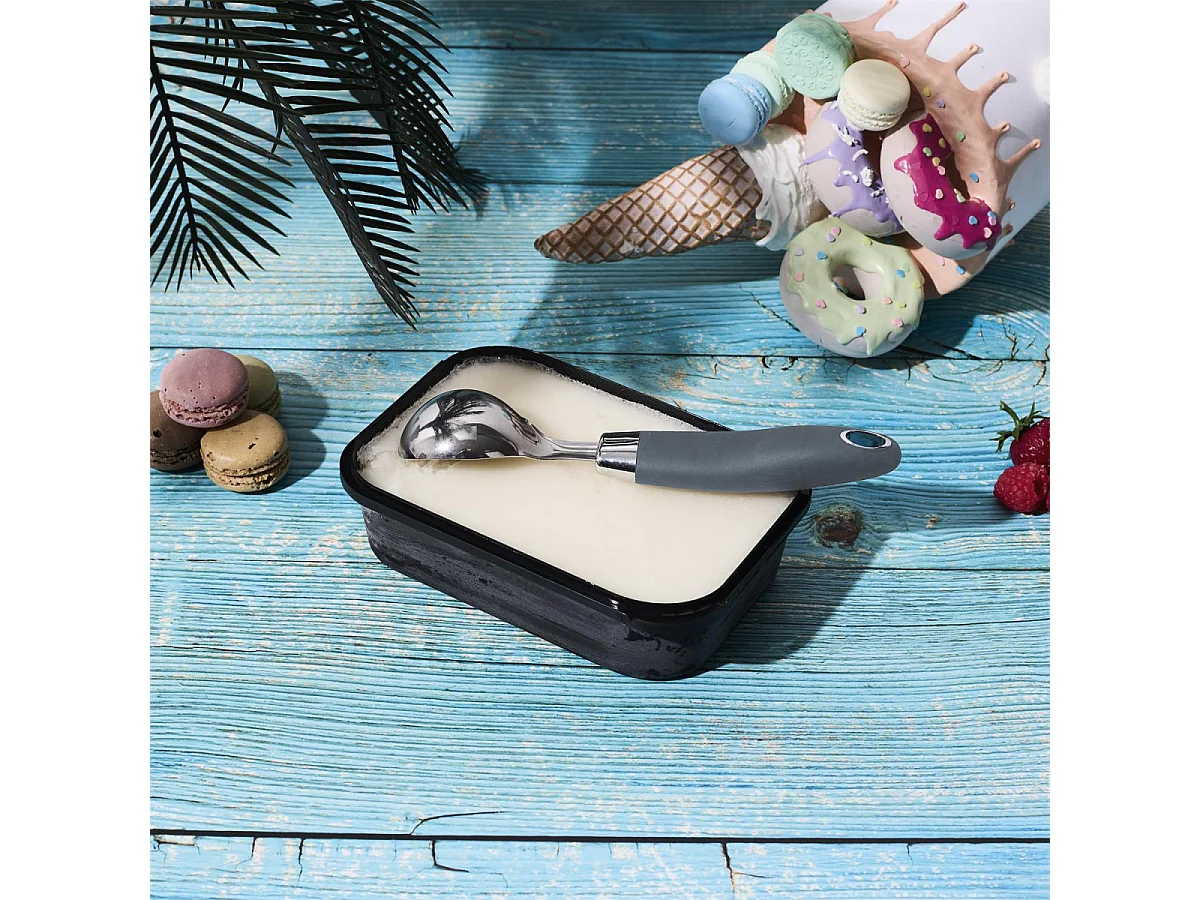 Cuillère à Glace en Inox "Cream" 21cm Argent