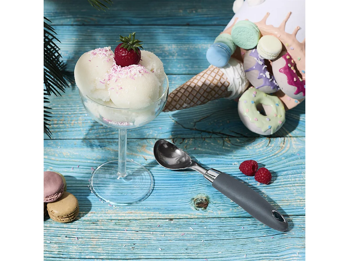 Cuillère à Glace en Inox "Cream" 21cm Argent