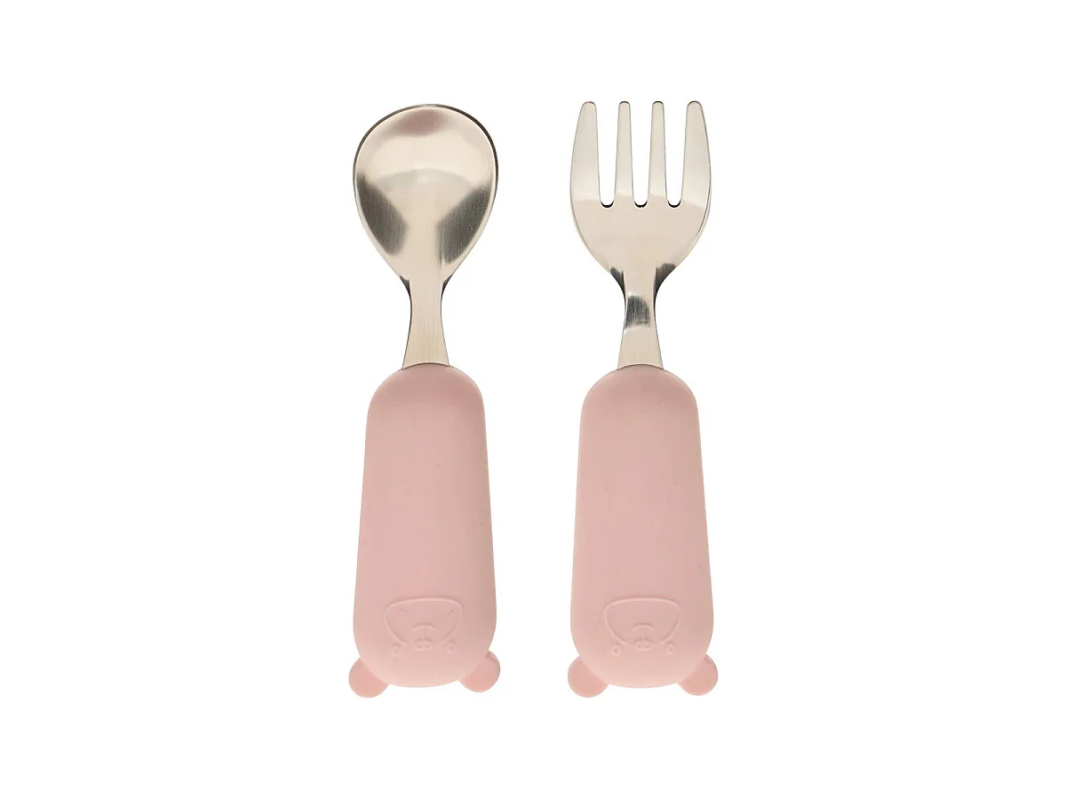 Set Couverts Enfant "Yum" 16cm Rose