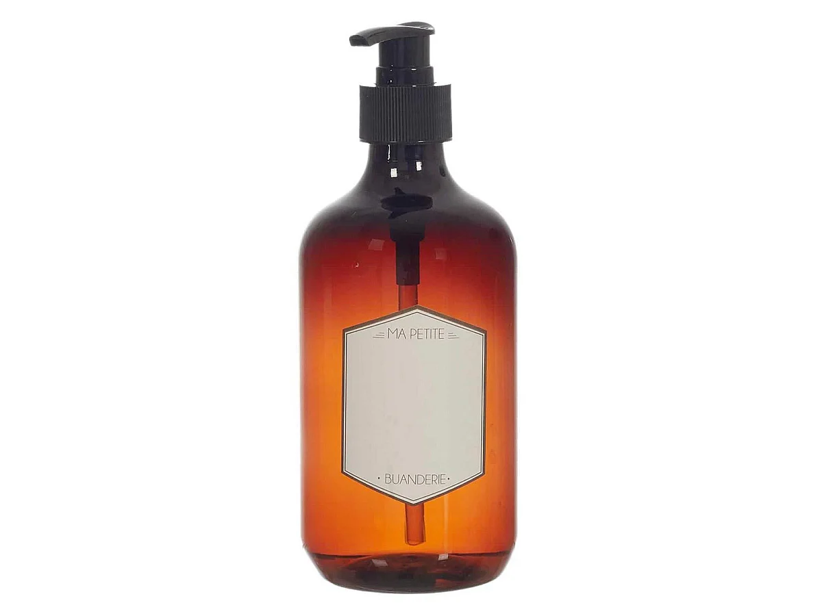 Distributeur de Savon "Ma Petite Buanderie " 500ml Noir