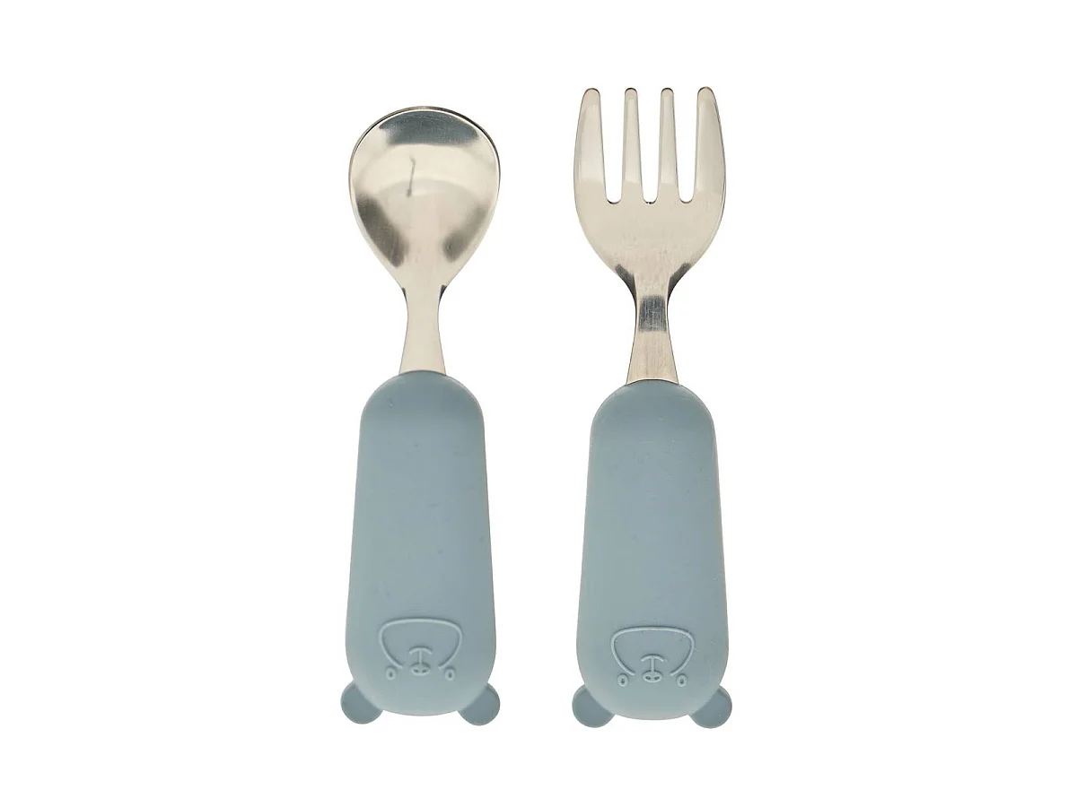 Set Couverts Enfant "Yum" 16cm Bleu