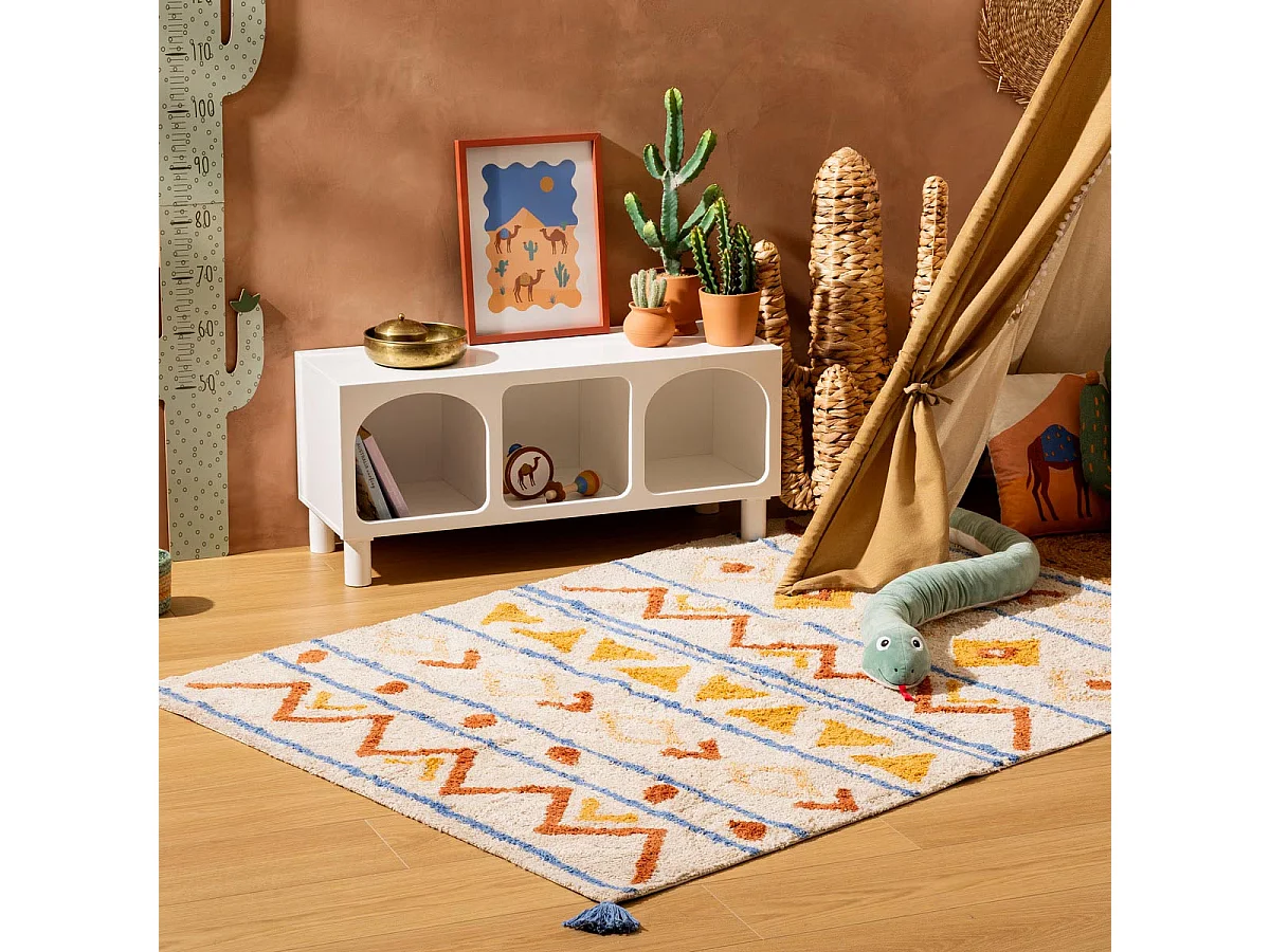 Tapis Enfant Tufté "Marrakech" 120x170cm Multicolore