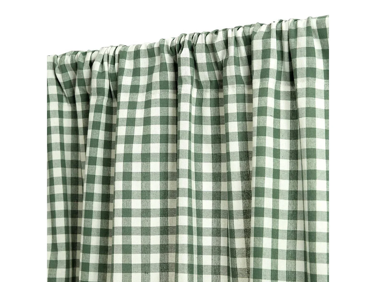 Rideau Imprimé Vichy "Groove" 140x260cm Vert