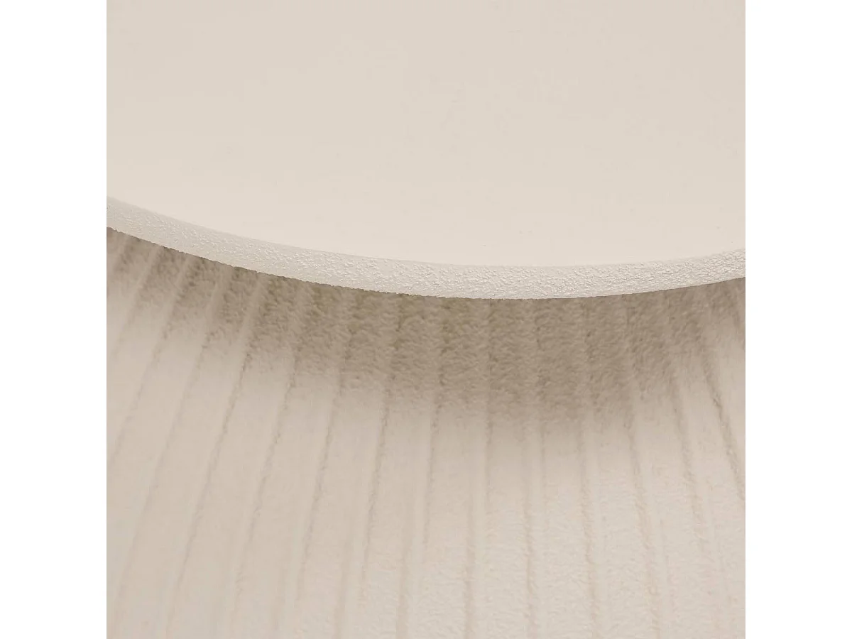 Table Basse Design "Fylis" 50cm Ivoire