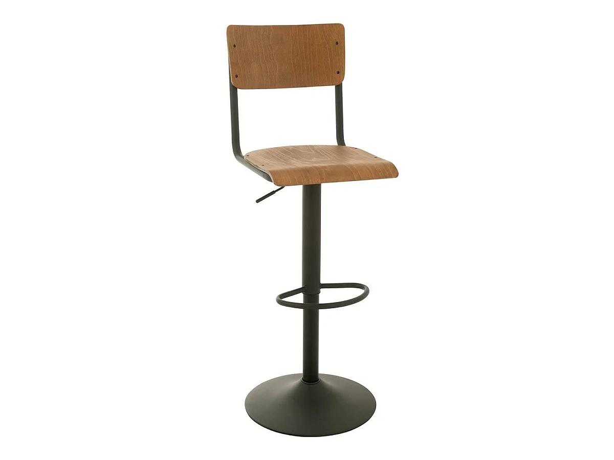 Tabouret de Bar en Bois "Mauricio" 105cm Marron