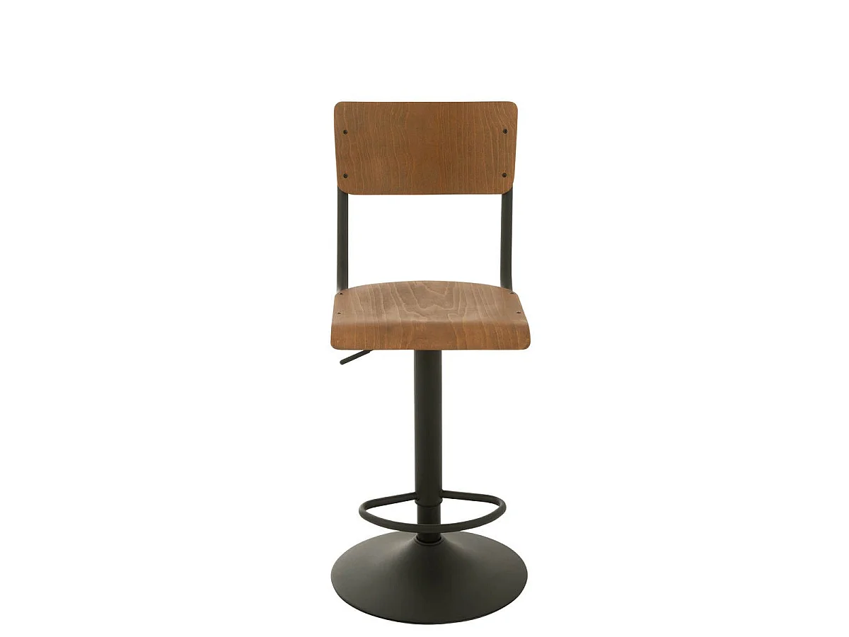 Tabouret de Bar en Bois "Mauricio" 105cm Marron