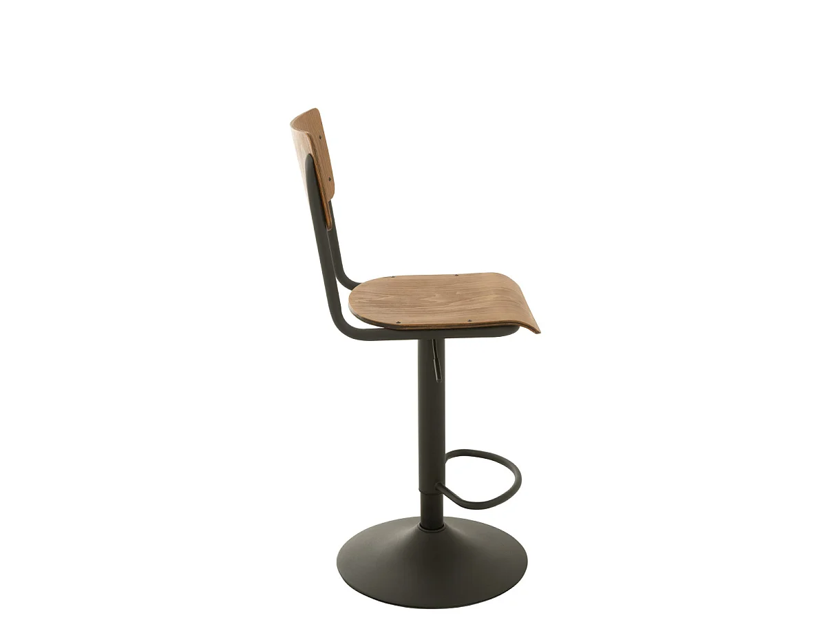 Tabouret de Bar en Bois "Mauricio" 105cm Marron
