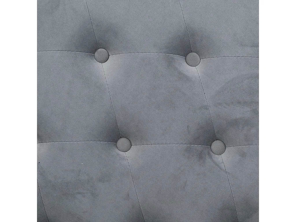 Sgabello imbottito in legno grigio d70x47h
