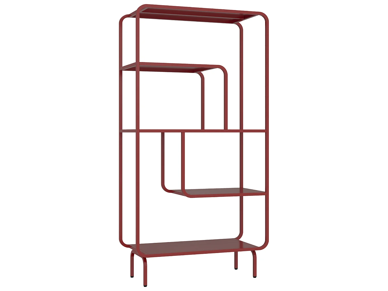 Console design en métal rouge carmin CAPUCINE - HAPPY GARDEN