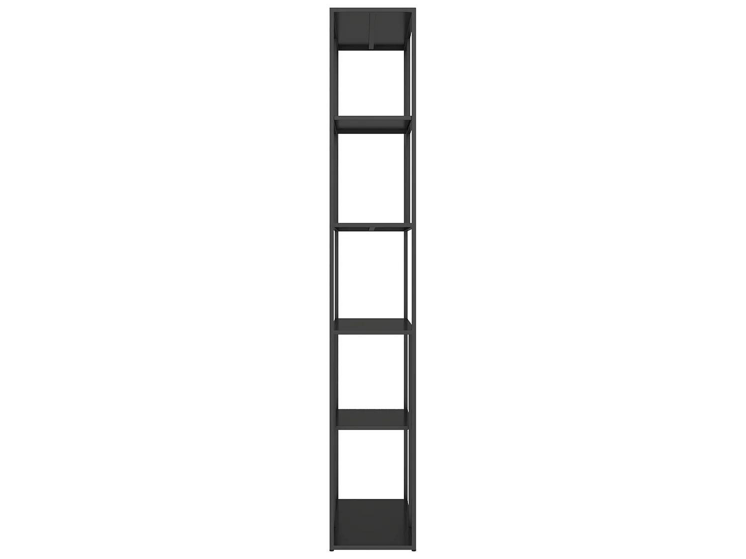 Bibliothèque en métal 189cm noire LAUREEN - HAPPY GARDEN