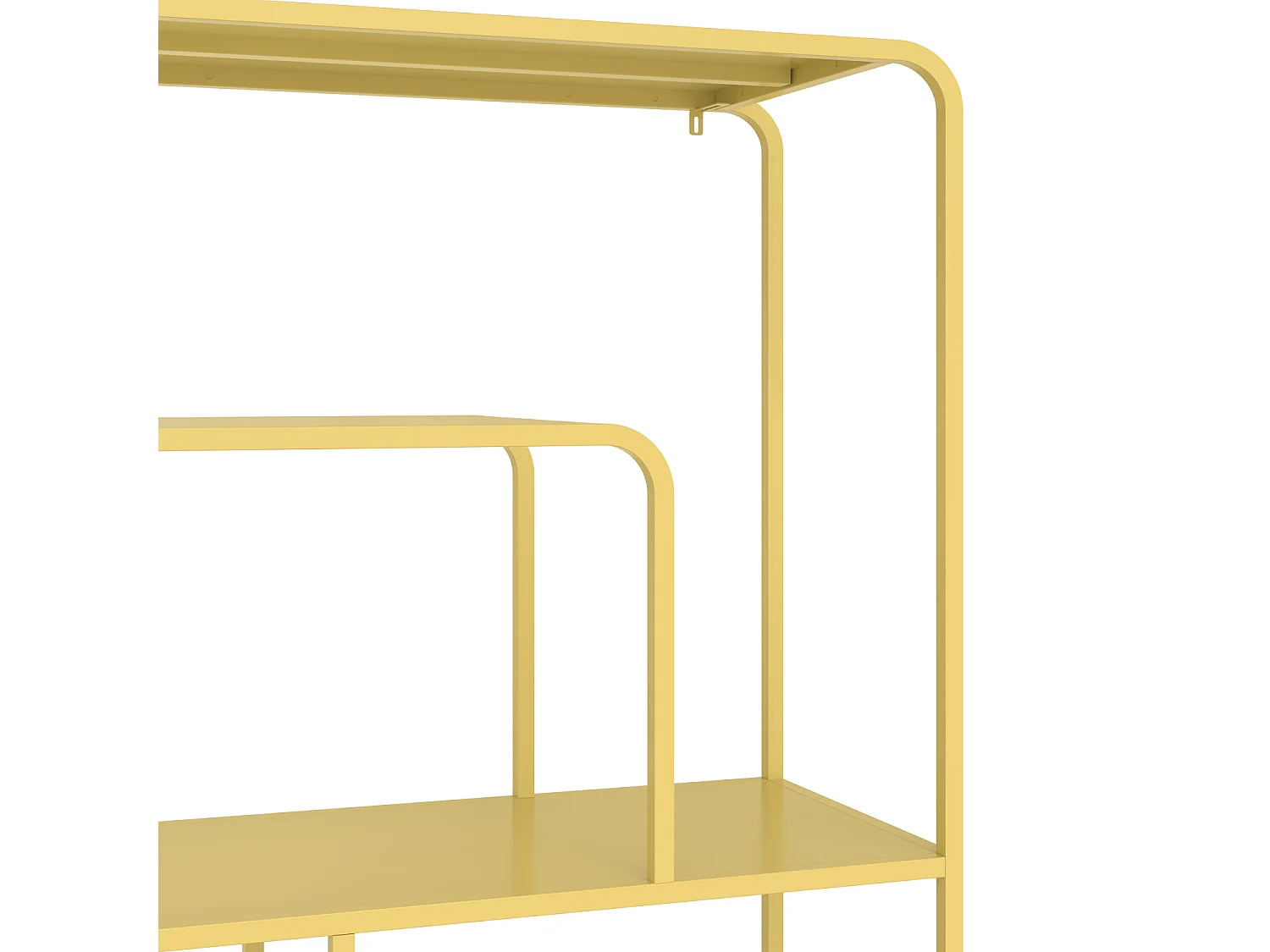 Console design en métal jaune CAPUCINE - HAPPY GARDEN
