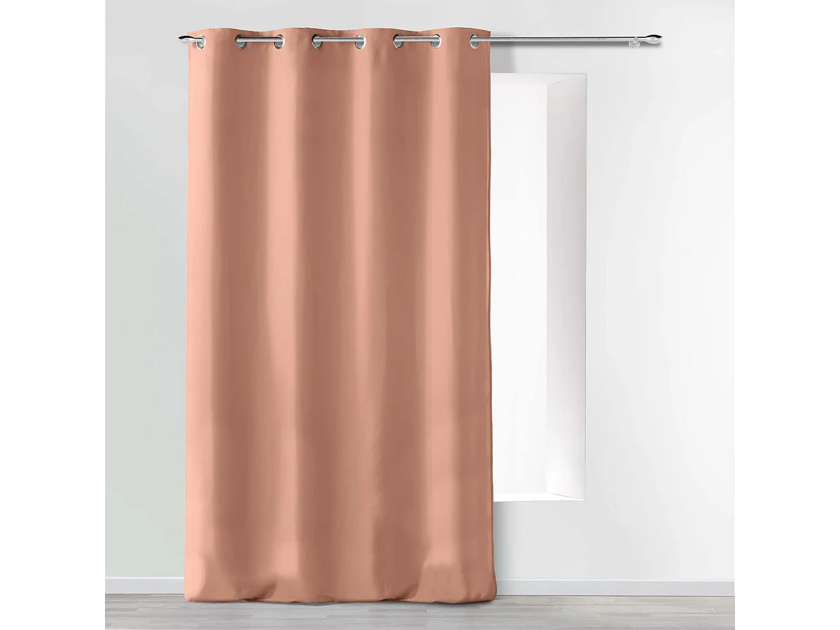 Rideau à Oeillets "Absolu" 140x280cm Rose Blush