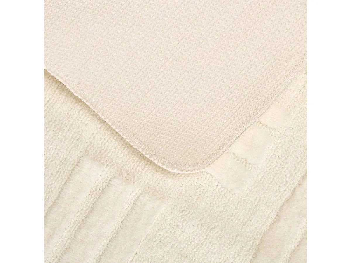 Tapis de Bain Design "Strio" 50x75cm Blanc