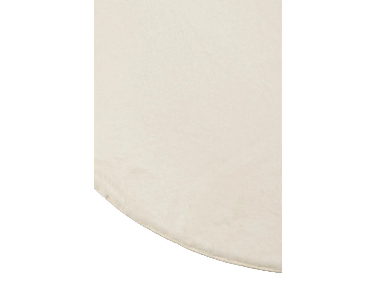 Tapis Rond Uni "Cutie" 150cm Blanc