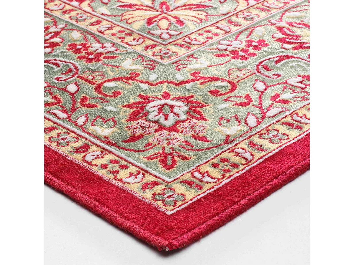 Tapis Déco Tissé "Ispahan" 140x200cm Rouge