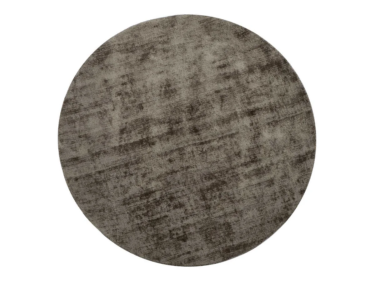 Tapis Déco Rond "Fabian" 150cm Gris