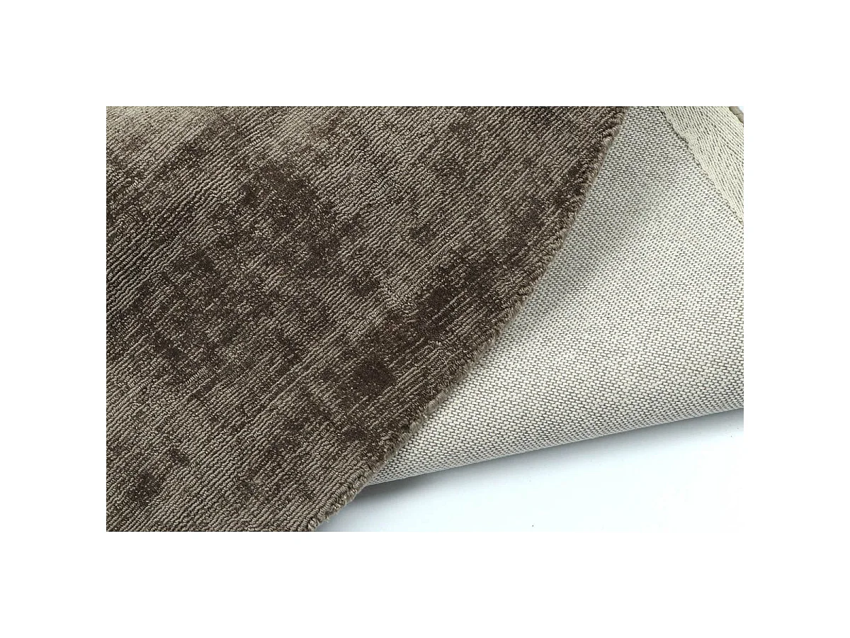 Tapis Déco Rond "Fabian" 150cm Gris