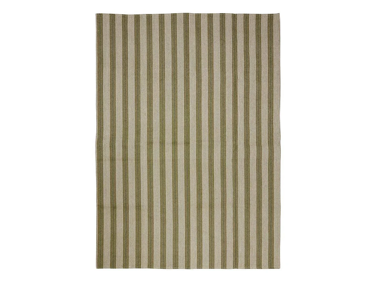 Tapis à Rayures "Groove" 120x170cm Vert