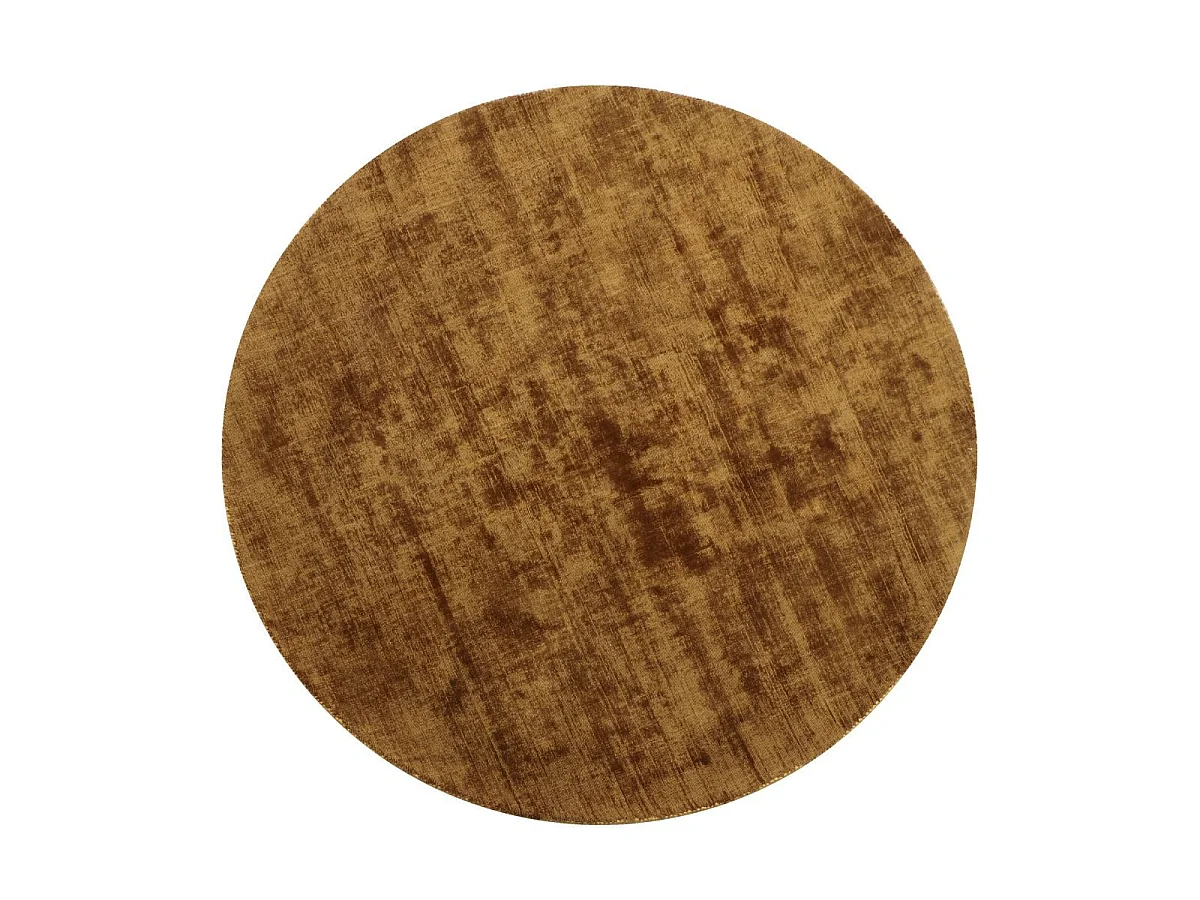 Tapis Déco Rond "Fabian" 150cm Marron