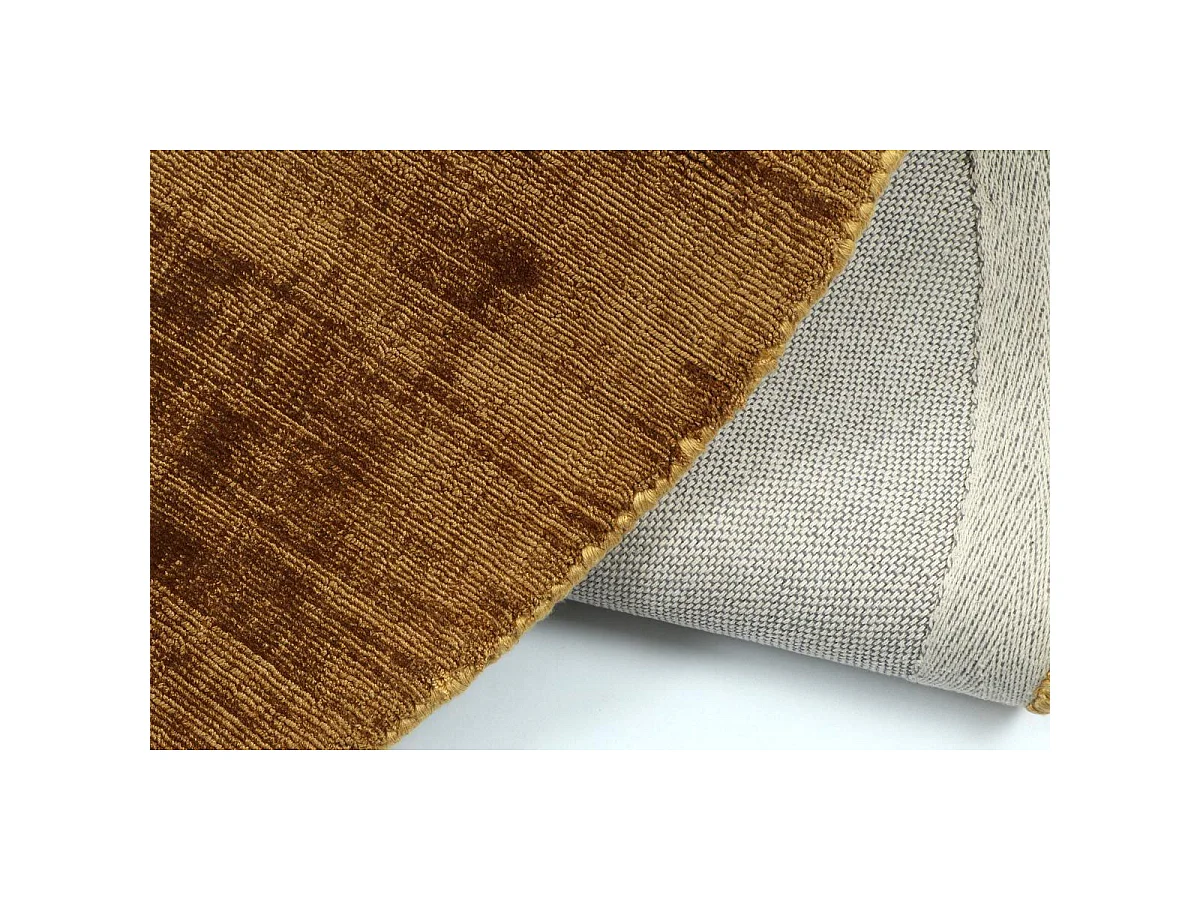 Tapis Déco Rond "Fabian" 150cm Marron