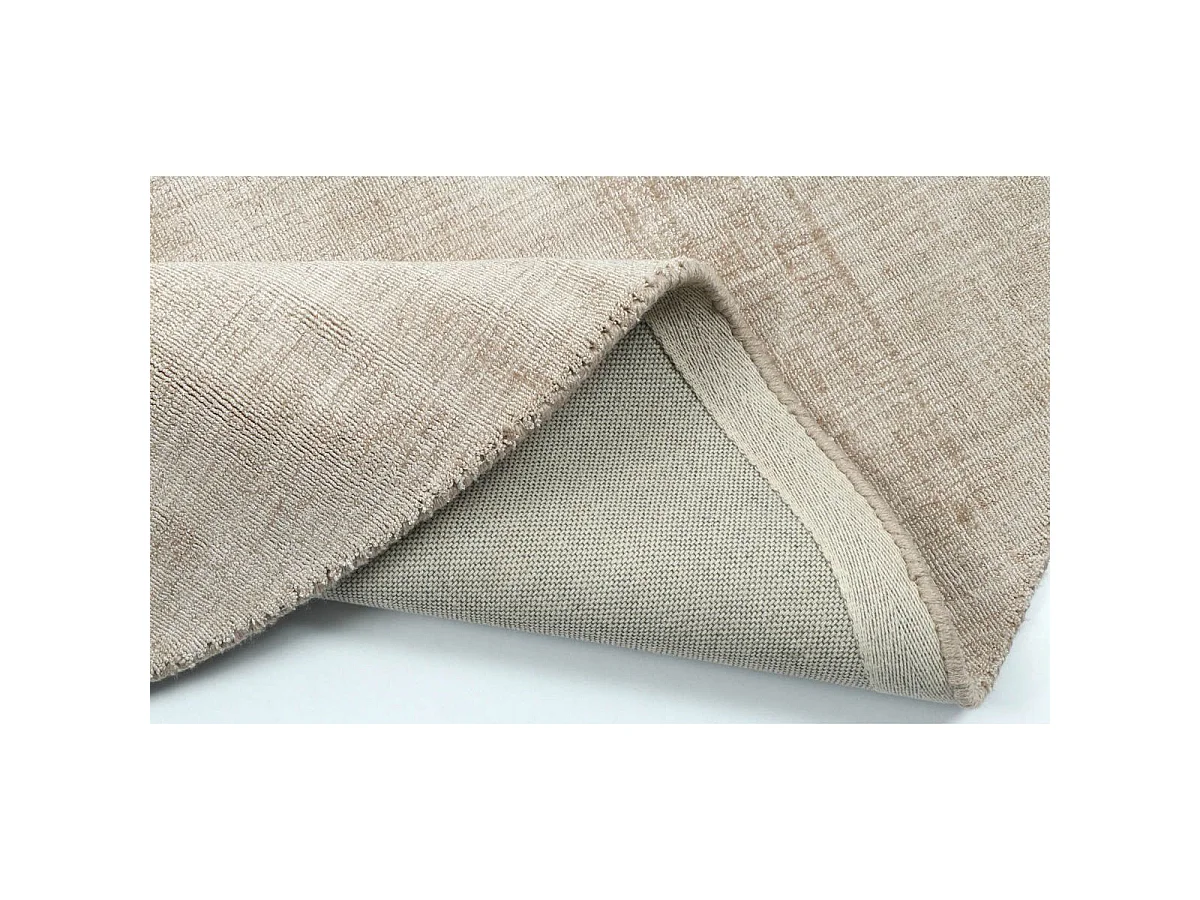 Tapis Déco Rond "Fabian" 150cm Beige