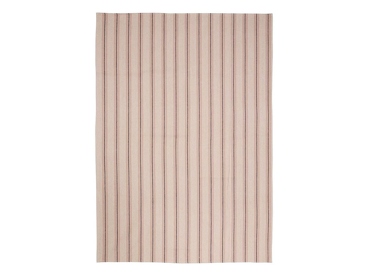 Tapis à Rayures "Groove" 120x170cm Beige & Bleu