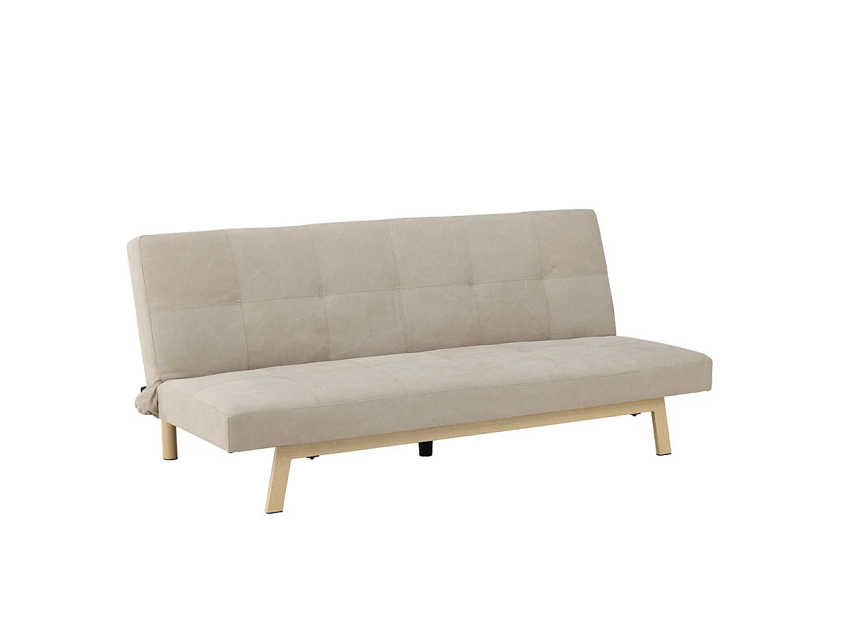 Canapé Convertible "Bodil" 180cm Beige