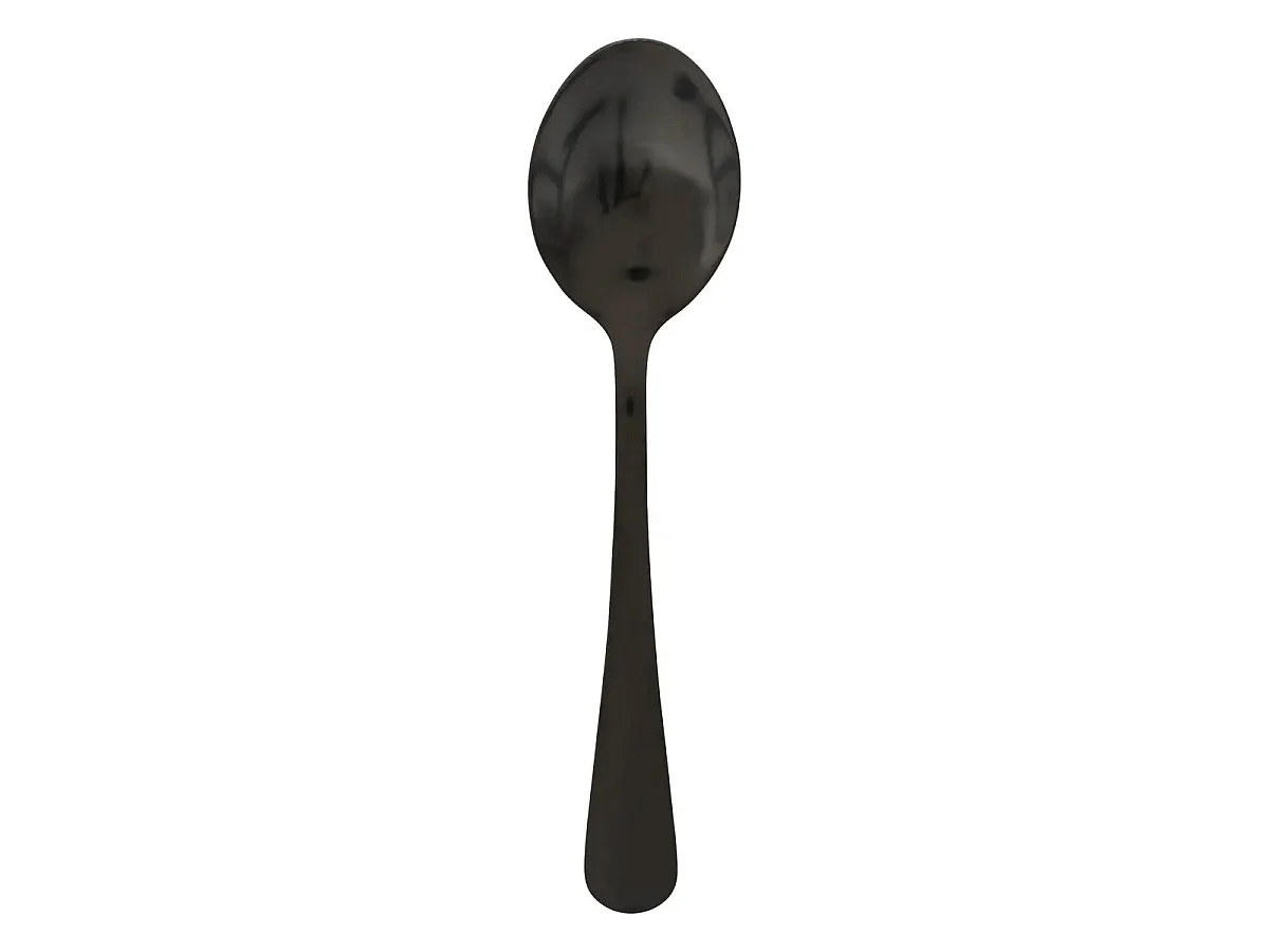 Lot de 4 Cuillères à Café en Inox "Shadow" 13cm Noir