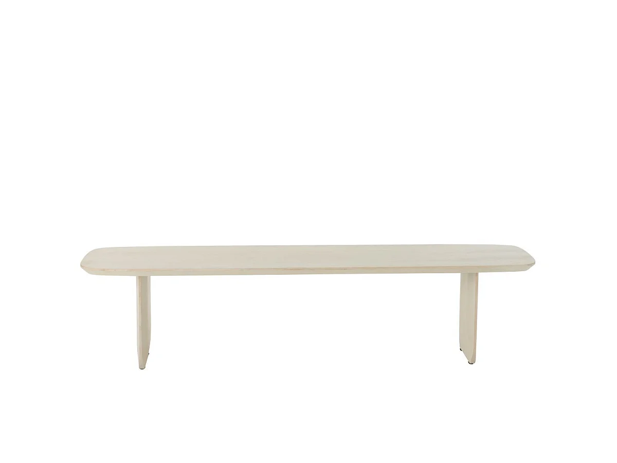 Banc en Bois "William" 190cm Blanc