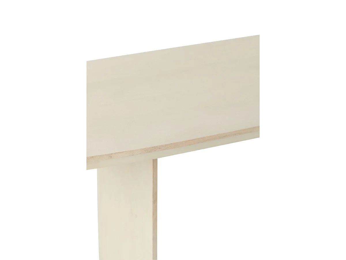 Banc en Bois "William" 190cm Blanc