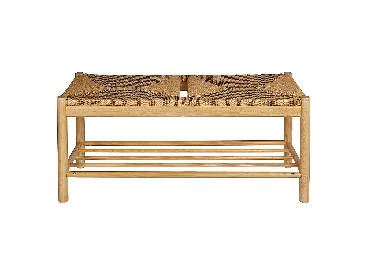 Banc en Bois Massif "Maesi" 95cm Naturel