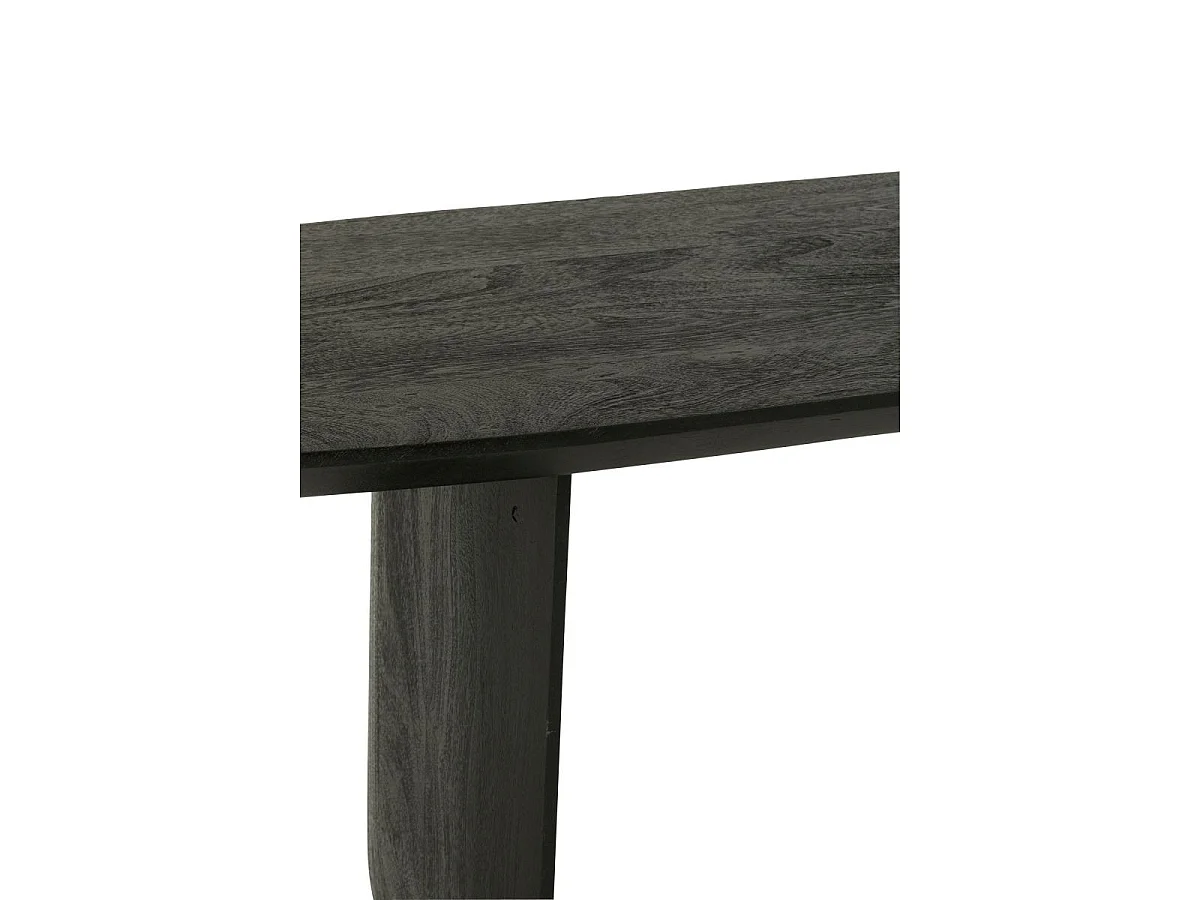 Banc en Bois "William" 190cm Noir