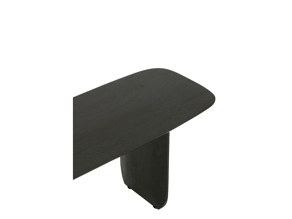 Banc en Bois "William" 190cm Noir