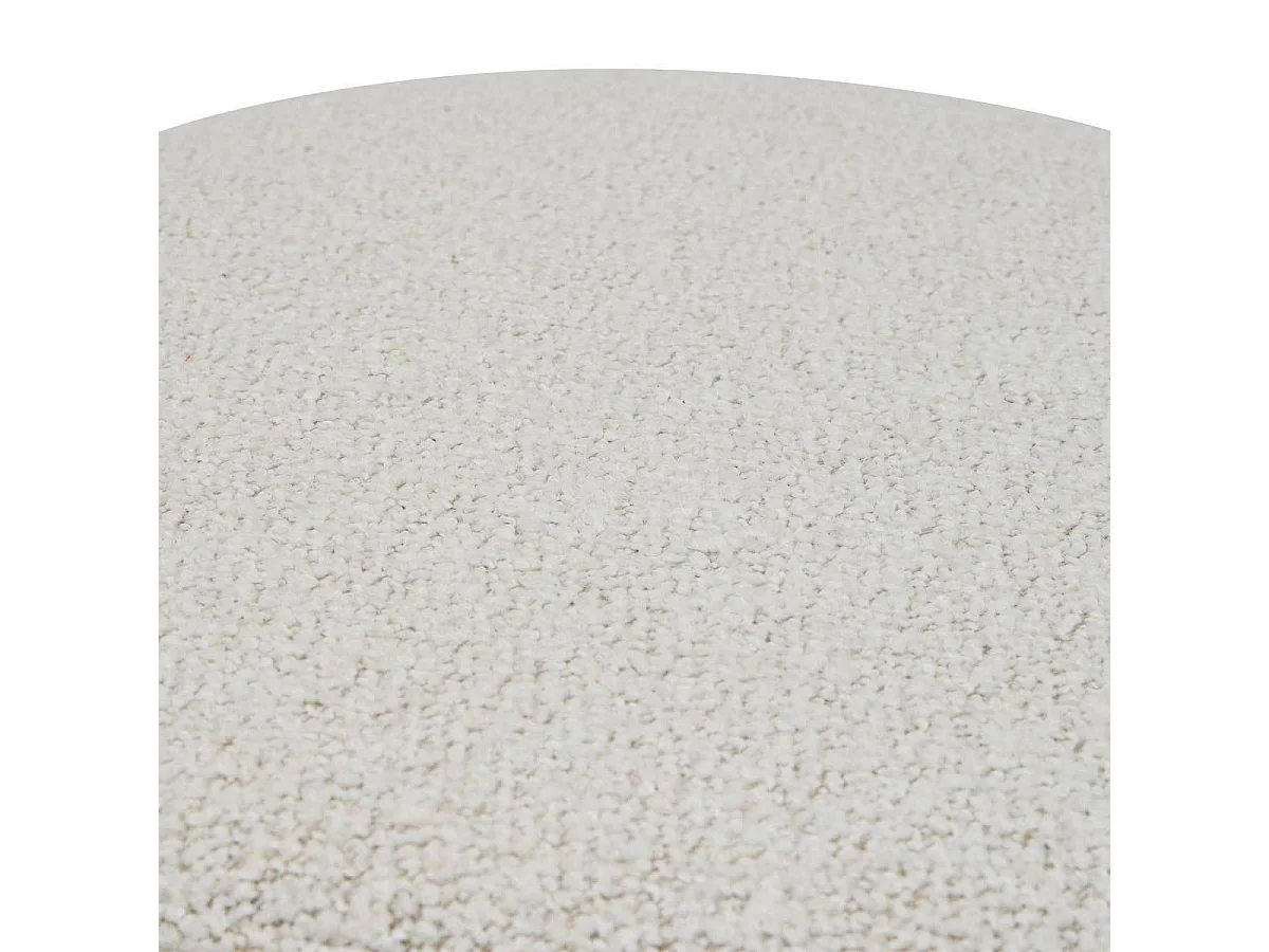 Pouf Rond "Nesky" 45cm Blanc